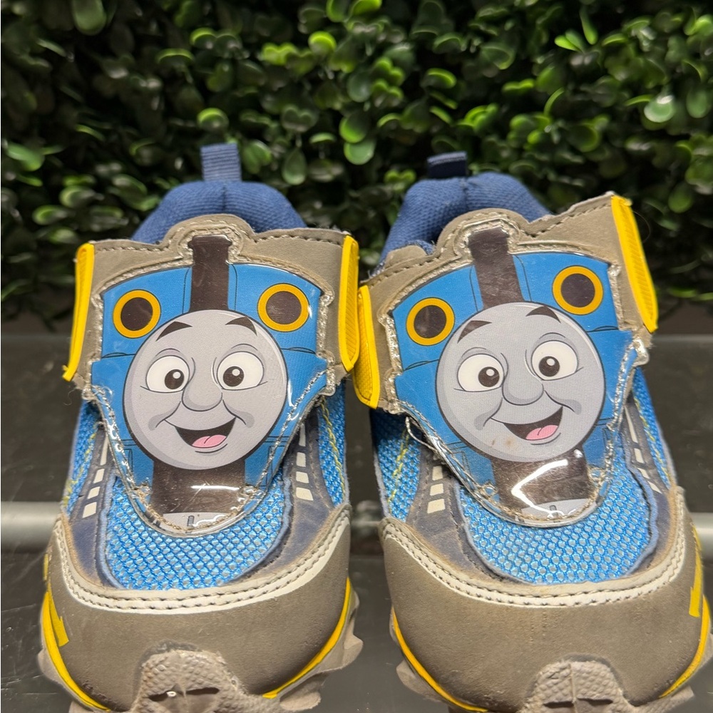 Thomas & Friends Blue and Yellow Kids' Sneakers with Character Face - Picture 1 of 6